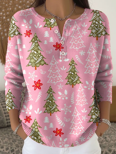 Winter Pines Holiday Sweater