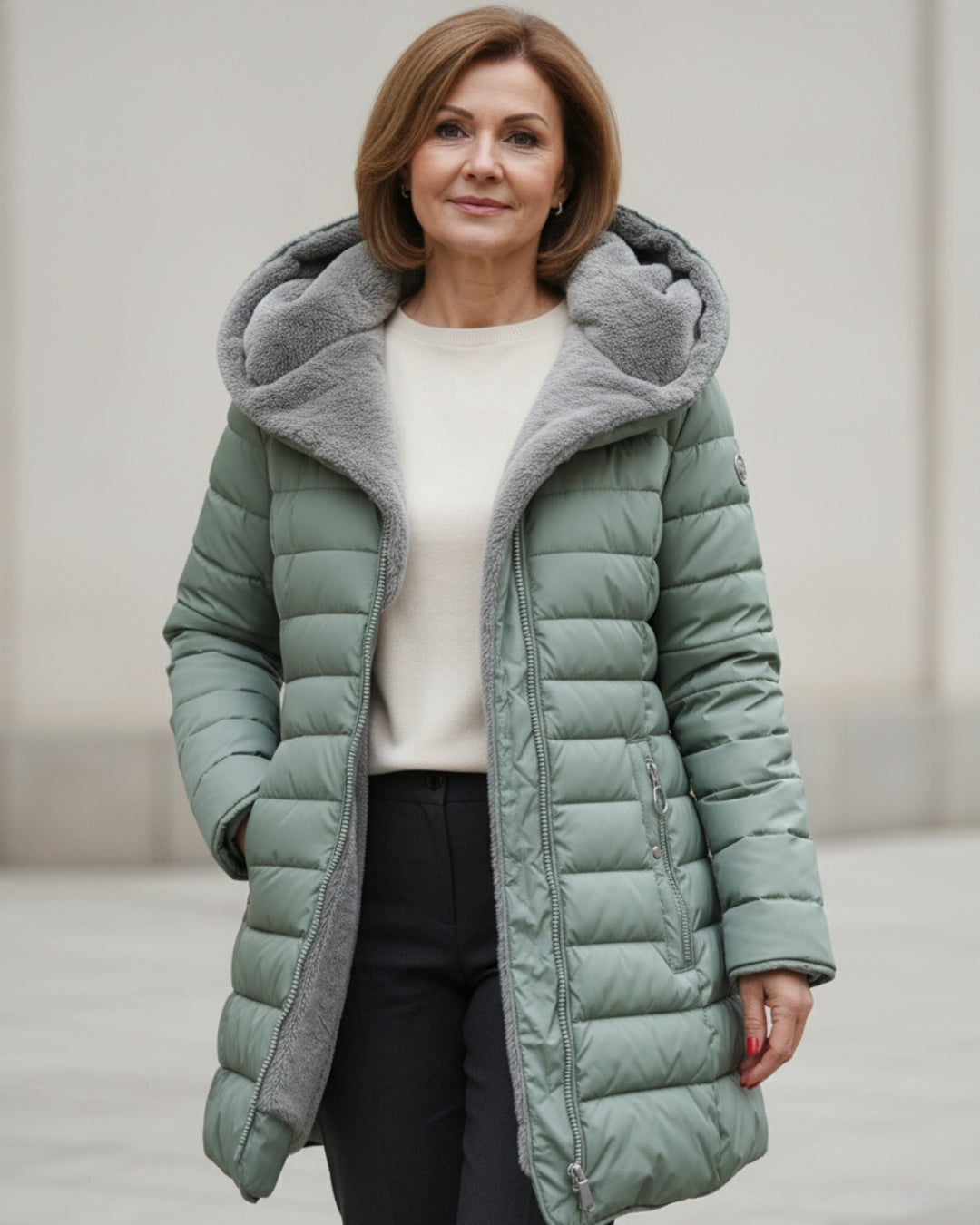 Amelia™ - Fleece Puffer Coat