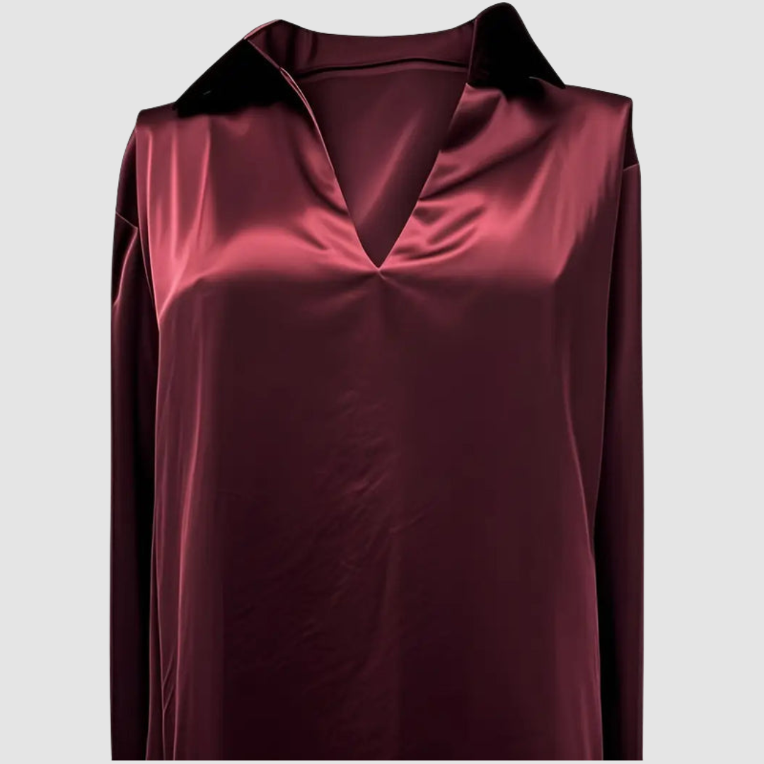 Astrid™ Elegant Satin Blouse