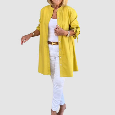 Kris™ Solid Color Casual Long-Sleeve Shirt