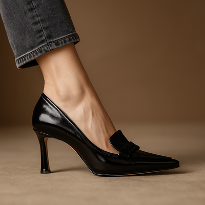 Leah | Patent Elegance Pumps