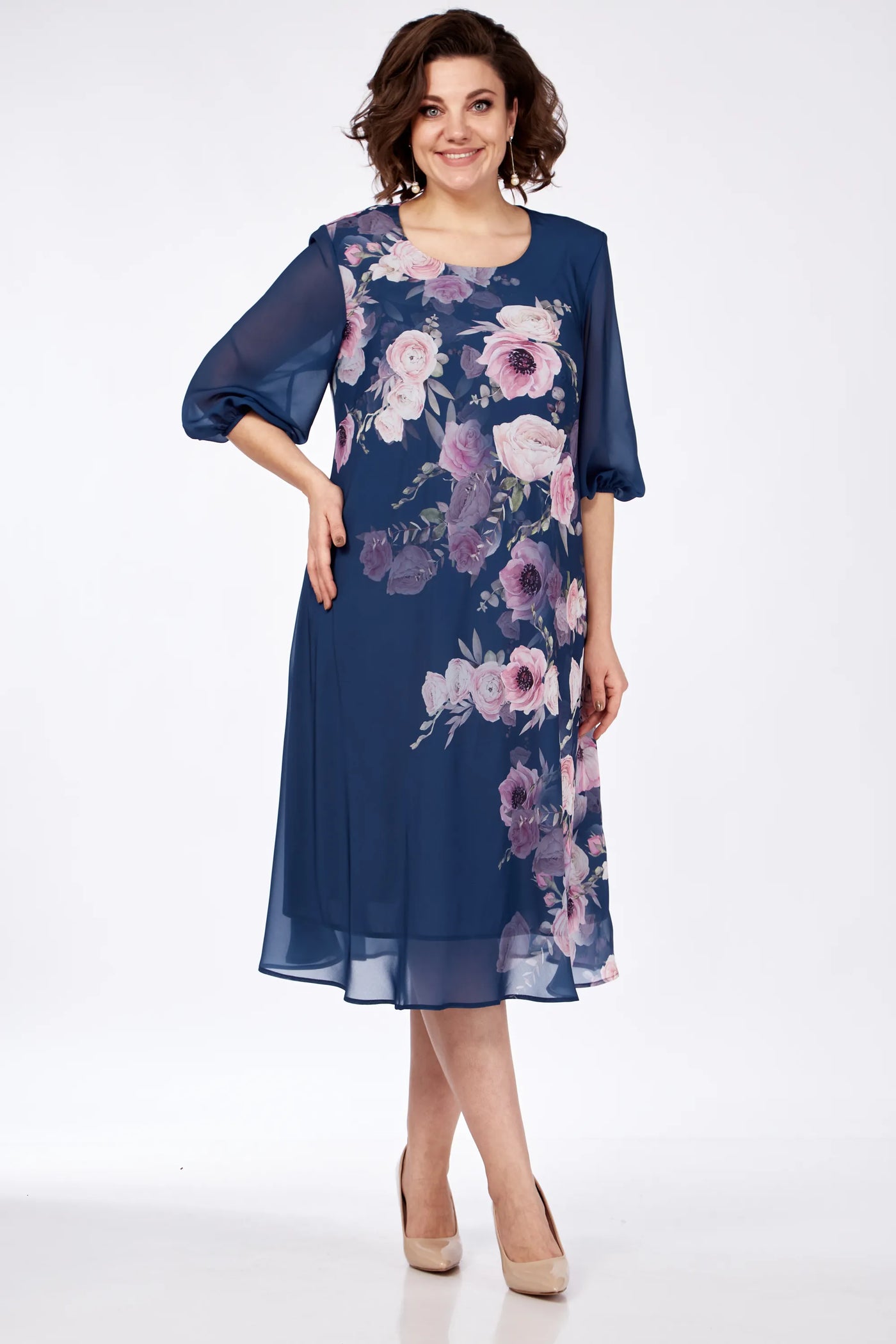 Allison™ Elegant Floral Dress