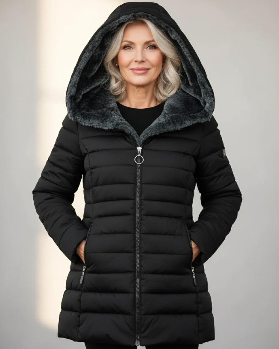 Amelia™ - Fleece Puffer Coat