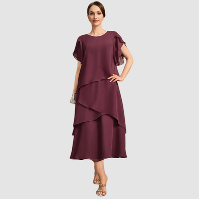 Cierra™ Elegant Chiffon Dress
