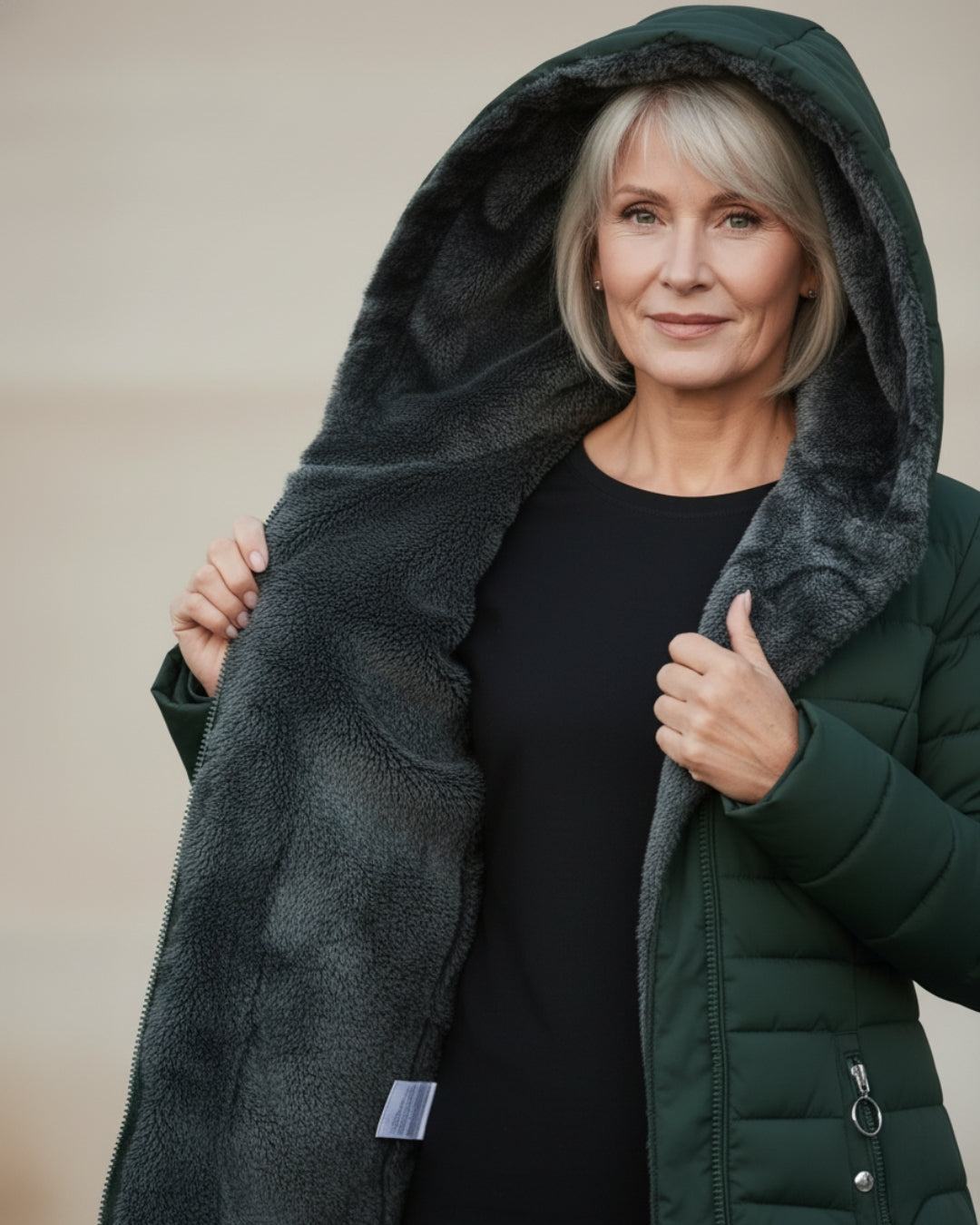 Amelia™ - Fleece Puffer Coat