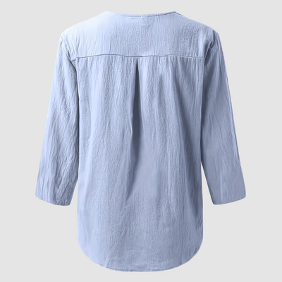 Melisa™ Casual Cotton & Linen Blouse
