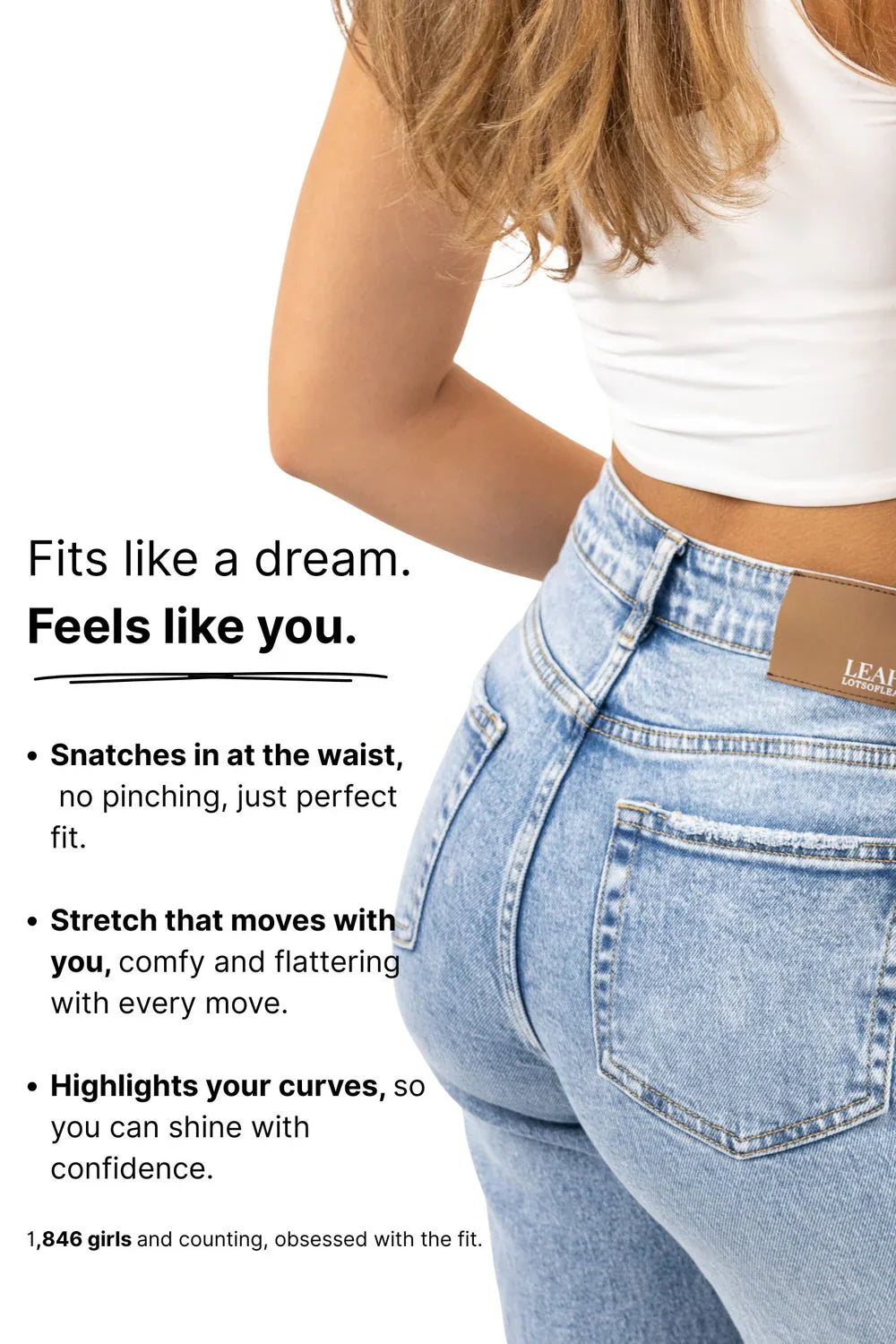 LEAH™ | WIDE LEG STRETCH JEANS