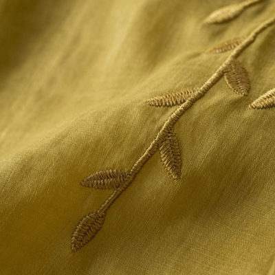 Margarita™ Loose Retro Cotton-Linen Top