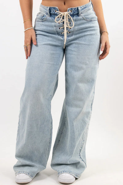 LEAH™ | ROPE LOOSE FIT JEANS