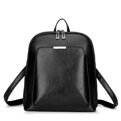 SASKIA™ | CLASSIC BACKPACK WITH DOUBLE ZIP OPENING
