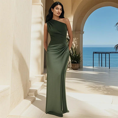 Seana™ One-Shoulder Maxi Dress