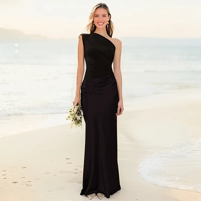 Seana™ One-Shoulder Maxi Dress