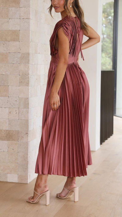 Marla™ Elegant Pleated Dress