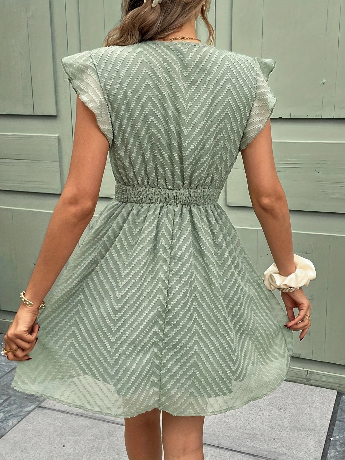 Sabrina™ Elegant V-Neck Summer Dress