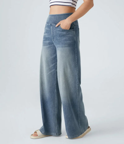 EVA | ELASTIC HIGH-WAISTED PANTS