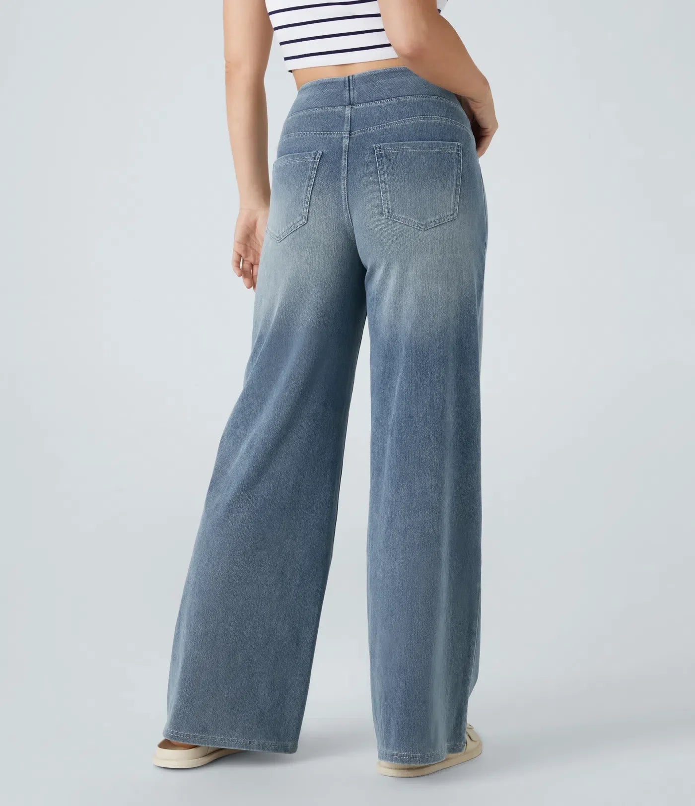 EVA | ELASTIC HIGH-WAISTED PANTS